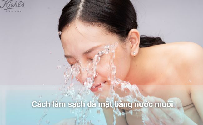 Cách làm sạch da mặt bằng nước muối
