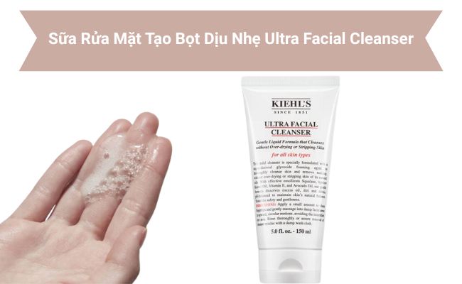 Sữa rửa mặt sạch sâu Kiehl’s Ultra Facial Cleanser