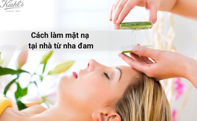 Cách làm mặt nạ tại nhà từ nha đam rất đơn giản
