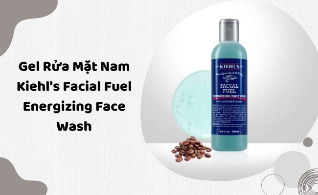 Gel rửa mặt cho nam Kiehl's Facial Fuel Energizing Face Wash
