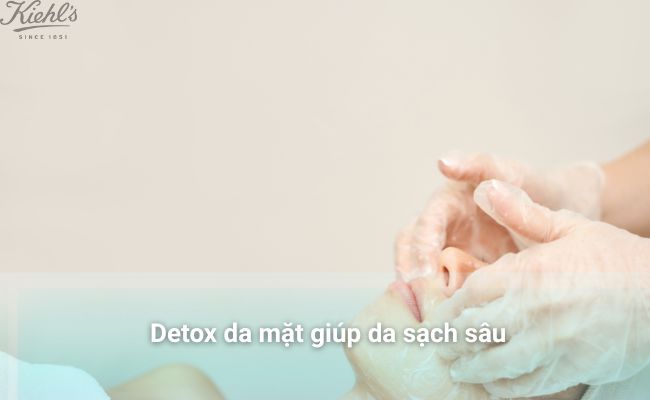 Detox da mặt giúp da sạch sâu