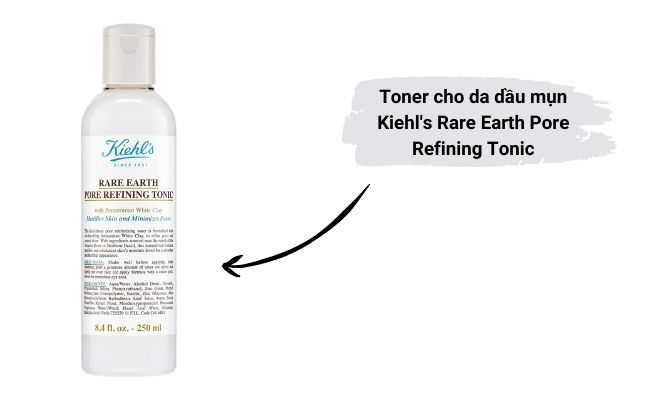 Toner Se Lỗ Chân Lông Kiehl's Rare Earth Pore Refining Tonic