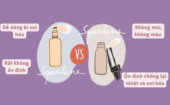 Khác biệt giữa Squalene và Squalane là gì?