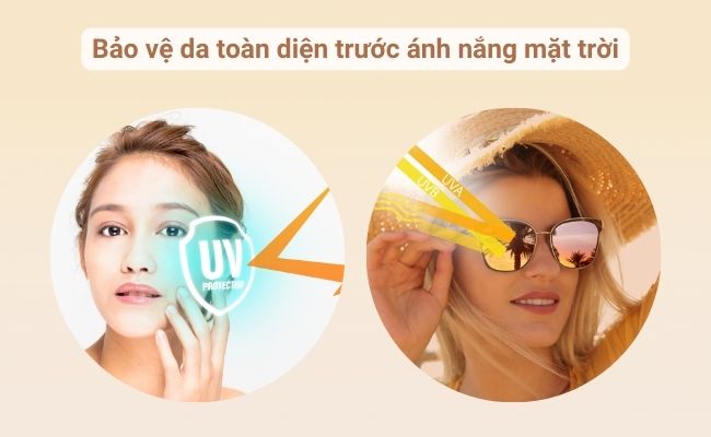 Melanin giúp bảo vệ da khỏi tia UV