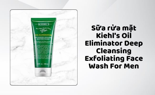 Sữa rửa mặt Kiehl's Oil Eliminator Deep Cleansing Exfoliating Face Wash For Men