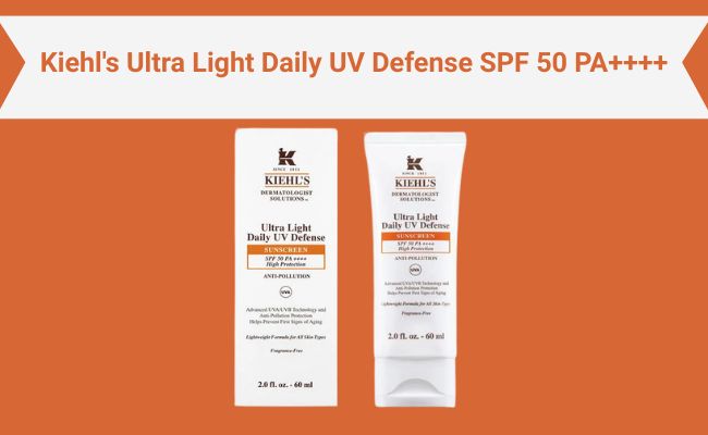 Kiehl’s Ultra Light Daily UV Defense SPF 50 PA++++