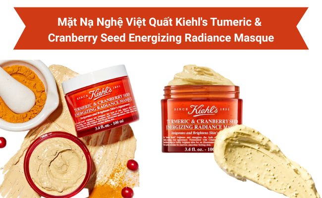 Mặt Mặt Nạ Nghệ Việt Quất Tumeric & Cranberry Seed Energizing Radiance Masque