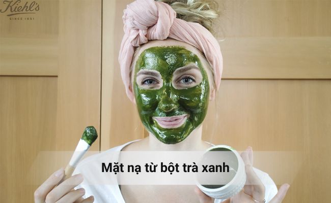 Ngăn ngừa lão hóa với mặt nạ bột trà xanh