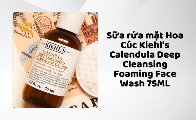 Sữa rửa mặt hoa cúc Calendula Deep Cleansing Foaming Face Wash