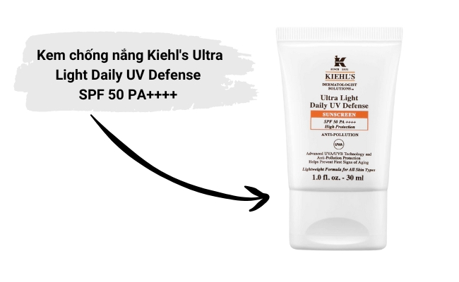 Kem chống nắng hằng ngày Kiehl’s Ultra Light Daily UV Defense SPF 50 PA++++