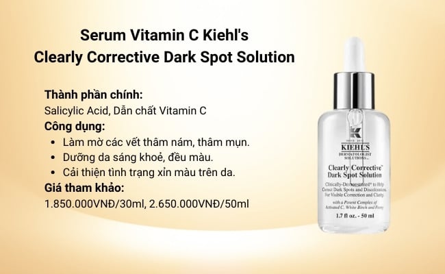 Gợi ý sản phẩm chứa các loại Vitamin C an toàn, hiệu quả từ Kiehl’s