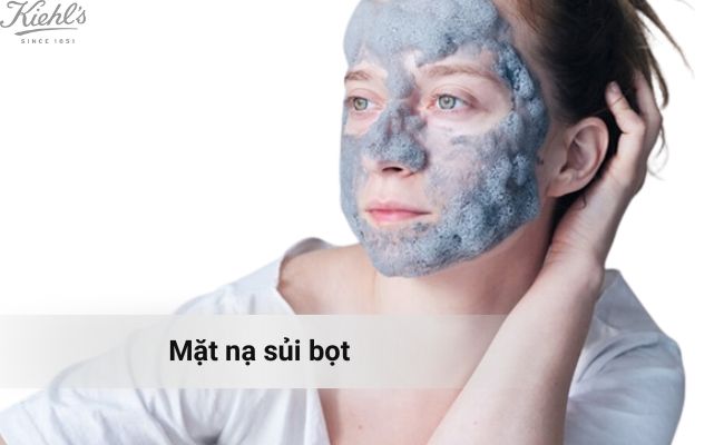 Mặt nạ bọt chứa các hoạt chất tạo bọt khí khi tiếp xúc với không khí