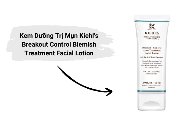 Kem dưỡng Breakout Control Blemish Treatment Facial Lotion