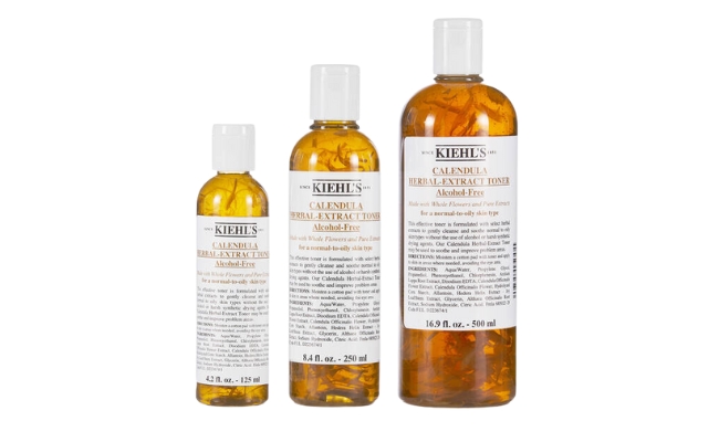 bao bì thiết kế toner hoa cúc Kiehl’s