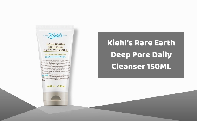 Sữa rửa mặt đất sét Kiehl’s Rare Earth Deep Pore Daily Cleanser