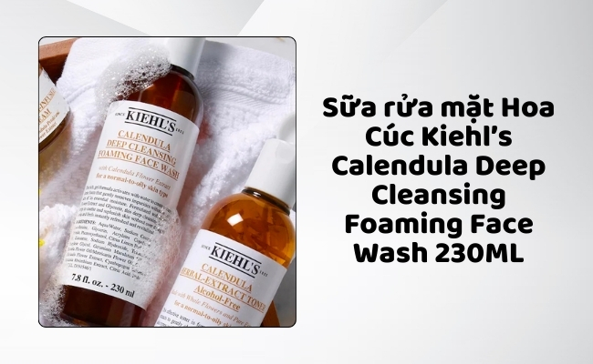 Sữa rửa mặt hoa cúc Calendula Deep Cleansing Foaming Face Wash